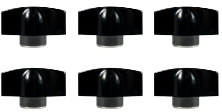 All American 1930 - Wing Nut, Pack of 6 - Stay-Cool, Phenolic Design - Secures Pressure Cooker Cover - Fits All Our Pressure Cookers/Canners