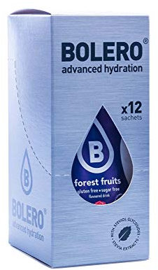 Bolero Drink - Frutas del bosque con stevia (paquete de 12)