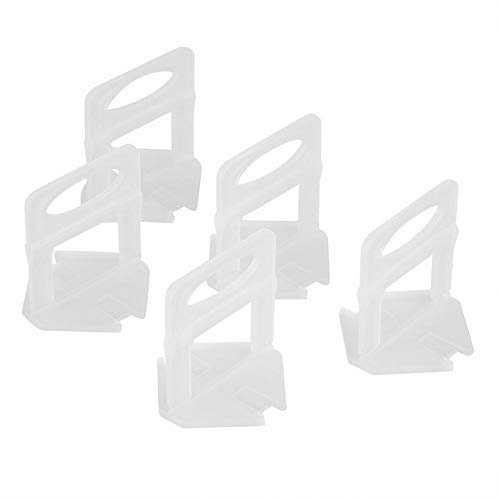 Fliesen-Nivelliersystem Clips, Fliesen-Nivelliersystem Bodenwandfliesen Abstandshalter für Bodenfliesen und Wandfliesen 2,0 mm