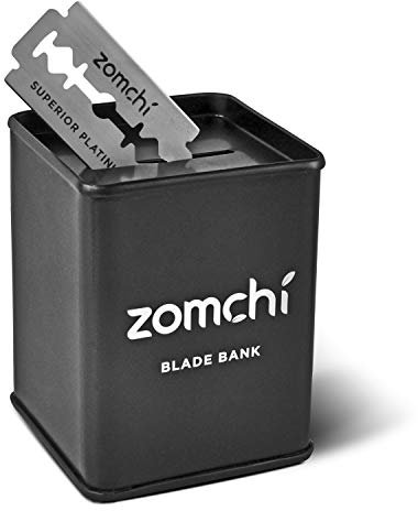 Zomchi Razor Blade Bank for Safety Razor Blade Storagement, Used Double Edge Safety Razor Blade Disposal Case