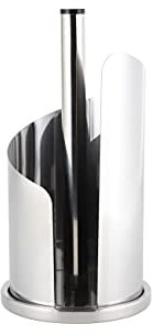 ECHTWERK Portarotolo da cucina, Portasciugamani, Portarotolo in acciaio inox, facile da strappare, facile da usare, verticale, robusto, Edizione argento, 15,5 x 33 cm
