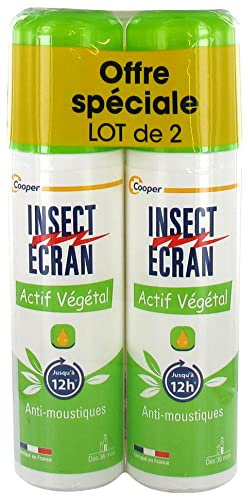 Insect Ecran Actif Végétal Anti-Moustiques Lot de 2 x 100 ml
