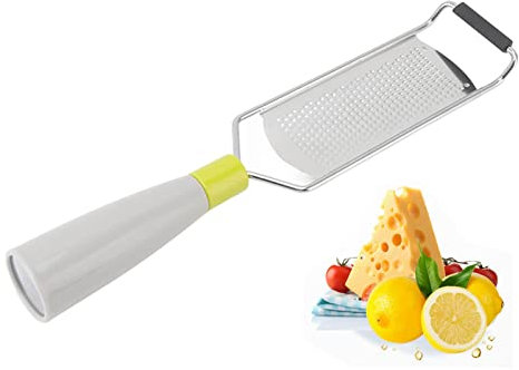 Kitchen Cheese Grater Lemon Zester Manual Cheese Shredder Kitchen Grating Tool Orange Peel Peeling Tool Kitchen Micro Planer for Lemon Orange Citrus Cheese Chocolate