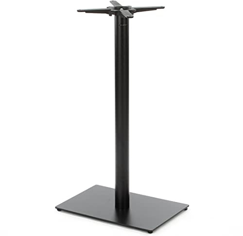 Dublino Stehtischgestell Tischbein Schwarz | Premium | PJ6590/110 | Metall | Stehtisch | H 108 cm | 21,5 kg | Bodenplatte 60x40 cm | max. Tischplattengröße 110x70 cm