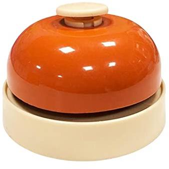 Fenteer Montessori Child Busy Board DIY- Glocke, Feinmotorik-Entwicklungsspielzeug, frühes Lernspielzeug, Indoor-Spiel, ORANGE