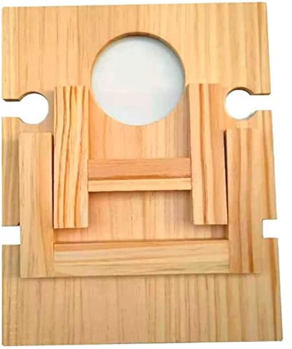 OLOTU Tische Klapptisch aus Holz, Picknicktisch mit Zwei praktischen Griffen, Campingtisch mit 4 Löchern für Weingläser oder Getränke Kompakt