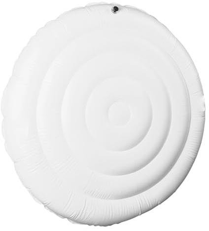 Couverture Gonflable de Spa de 4,5 Pieds, Protecteur de Couverture de Spa Pliable Couvercle à économie D'énergie pour Spas Gonflables Extérieurs Ronds, Rétention de Chaleur