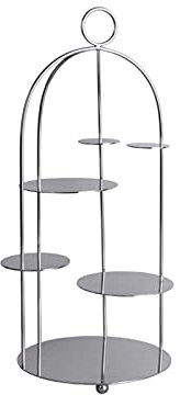 Kuchenständer, Kuchenständer mit Metallgriffen, mehrschichtiger Desserttisch, Metall-Cupcake-Ausstellungsstand, Nachmittagstee, Gebäck, Obst-Serviertablett, Kuchenteller, Süßigkeiten-Cupcake-Dessert-