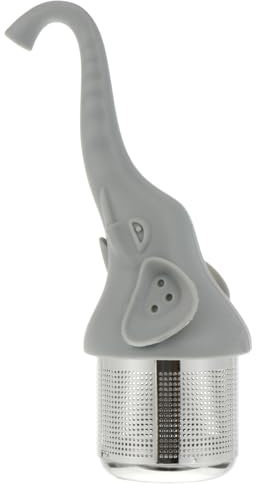 Zerodeko Tea Elephant Tea Filter Stainless Steel Strainer Creative Infuser Tool for Elephant Sink Strainer Use Infuser