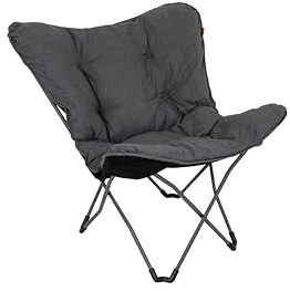 Bo-Camp - Urban Outdoor Collection - Schmetterlingsstuhl - Redbrigde - L - Oxford-Polyester - Grau