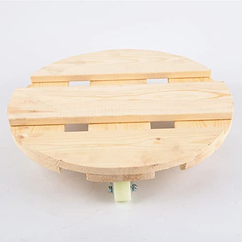 Base de pot de fleurs avec roulettes universelles 40 cm Plateau à rouler rond pour faciliter le déplacement et le support des plantes