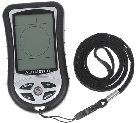 Yardwe Handheld Outdoor Gerät Digital Barometer Kompass Integrierter Kompass Für Wandern Wetter Meter Temperatur Und