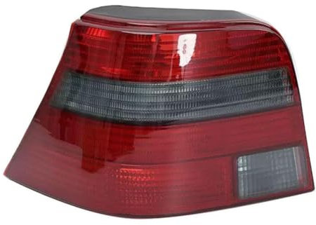 ISTOVO Rücklicht Rückleuchte für VW Golf 4 1998-2008, Auto Rückleuchten Linke Rechte Bremslicht Hinten Signal Lenkung Rücklicht Brems Warnung Lampe,C/Black Left