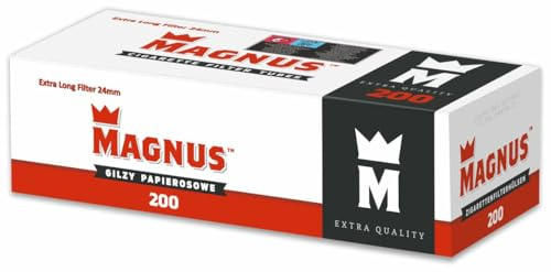 Magnus Extra Long Filter Hülsen 24mm (25 x 200 Stück)