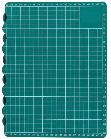 Plaque de Découpe, Professionnel Tapis de Bureau Couture, Auto Cicatrisant A3 A4, PVC Recyclable, pour Patchwork Maquette Modelisme Cutter