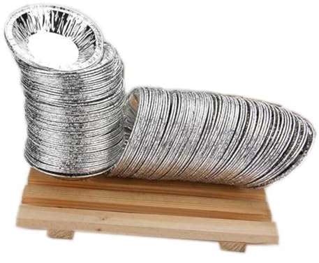 VALICLUD 500pièces Moules à Muffins Ronds Aluminium Jetables Caissettes de Cuisson pour Pâtisserie et Tartelettes