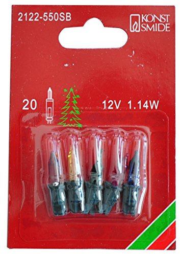 Konstsmide 2122-550SB Ampoule, Acrylique, 2G7, 25 W, Multicolore