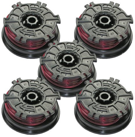 Ryobi Homelite Trimmer Spool w/Line .095 Rosso sostituisce 984238001 (confezione da 5) # 308044003-5pk