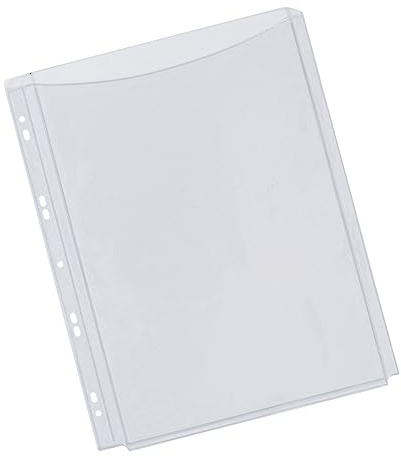 Q Connect A4 heltäckande utvidgande stansad ficka (5-pack)