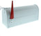 Burg-Wächter 891 W 18620 U.S. Mailbox, White, (B x H x T) 220 x 480 x 170 mm