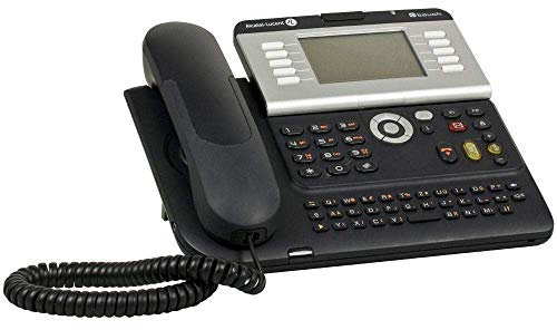 ALCATEL 4038 Téléphones IP QWERTY Gris urbain prolongé PoE (alimentation non incluse) (reconditionné)