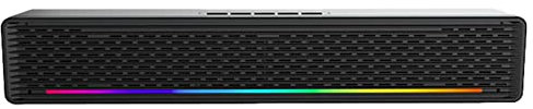 VENTDOUCE Altavoces inalámbricos con luces | Altavoz inalámbrico impermeable con luces intermitentes coloridas, dientes azules 5.1 compatible con proyector PC, laptop, smartphone