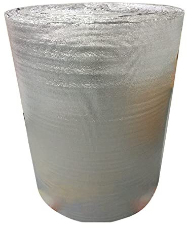 HARICSET Feuchtigkeitsresistent Laminat Unterlage Trittschalldämmung Laminat 2 mm Dick Silence Floor Akustik ALU Gehschalldämmung für Laminat und Parkett mit Alu-Dampfbremse(Size:1 * 30m)