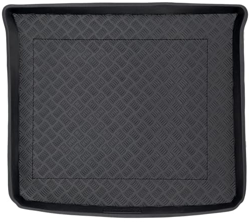 SMK Tapetes de PE para maletero apata para Fiat 500L Living 2013-2022 Mejore la comodidad de su viaje con la resistente alfombrilla para el maletero del coche, que protege contra la suciedad y el polv