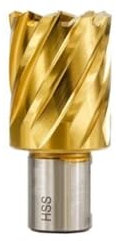 WZFC Fresa Anulare Con Codolo Weldon Per Rivestimento In Stagno Cavo HSS Per Trapano Magnetico Per Il Taglio Di Metalli,22x35 Mm