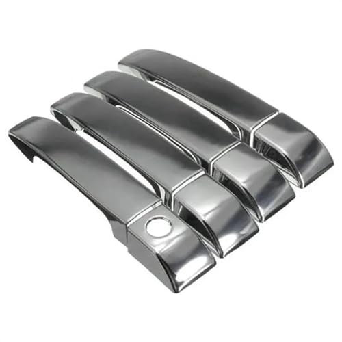 TRFBD Remplacer Gauche Droite Autocollants De Couverture De Poignée De Porte Extérieure, Film De Protection De Style De Voiture, Accessoires Gadget pour Land-Rover pour Range 2002 – 2012