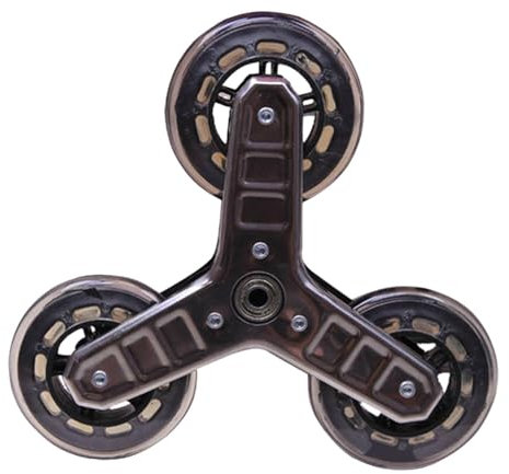 perfk Roue à Cadre Triangulaire. Roulette de Chariot. Installation Facile. Roulette de Roues d’Escalade. Roue de Caddie d'escalade