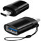 PARENCE - Adaptateur USB-C vers USB 3.0 OTG Solide - Haute Qualité, Compact, Cordon Inclus, Noir