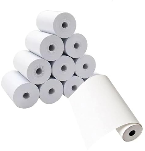 La Maison du TPV - 50 Rouleau TPE | Rouleau Papier Thermique | Rouleau Imprimante Thermique 112mm | Bobine TPE 112x50 | Papier Imprimante Thermique Sans Bisphénol | Rouleau TPE Carte Bancaire