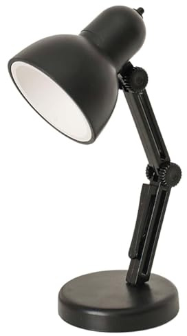 xitoio Lampe de bureau LED réglable à clipser, alimentée par piles, flexible pour la lecture, table de chevet, multicolore