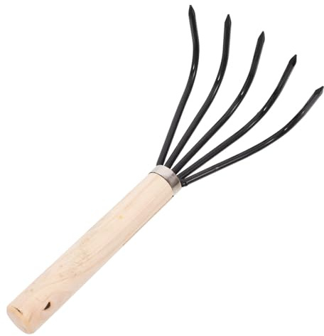 ibasenice Râteau Portatif Réutilisable Râteau à Griffes pour Pêcher des Palourdes de Jardinage pour Ameublir Le Sable
