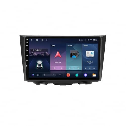 Bilstereo för Suzuki Kizashi 2009-2015 Hd-Pekskärm, Röststyrning, Bluetooth Handsfree-Samtal, Ota-Uppdateringar, Airplay Videomusik Bil-Gps-Navigering, 4 Kärna 1G＋32G