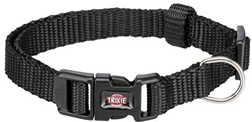 Trixie Premium hundkrage, 22-35 x 10 mm, svart