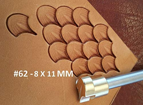 Leder und Kunst Drachen Skala Leder Handwerk Stempel Werkzeug für Lederhandwerk Messing #62-3