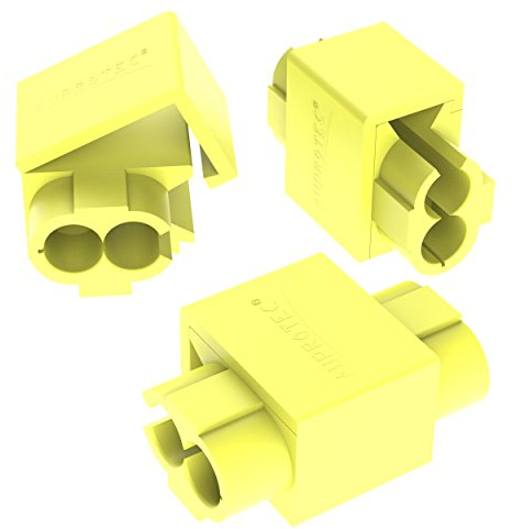 AUPROTEC 25x Kabelabzweiger 4-6 mm² gelb Abzweigverbinder Schneid-Klemmverbinder aus Messing verzinnt PP vollisoliert