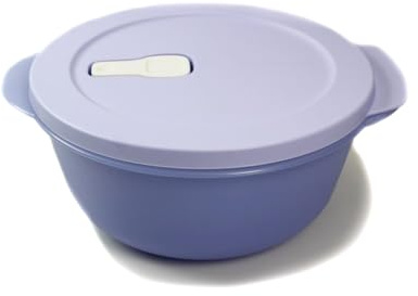 Tupperware Mikrowelle CrystalWave 1,3 L Flieder Mikro Micro Wave Pop Plus Fix