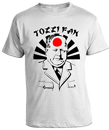 bubbleshirt T-Shirt Uomo Film Cult Anni 80 - Ragionier Ugo Tozzi, Stile Vintage e Humor Italiano, Parodia Cinema Trash Fantozziana - Bianca - S/XXL