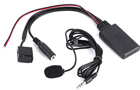 KIMISS Adaptador Bluetootho, cable AUX-IN para coche con micrófono, llamadas manos libres, apto para Focus 6000CD+