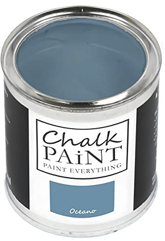 Chalk Paint Everything® Oceano (Ozeanblau) - (750 ml) Wasserbasierte Kreidefarbe für Shabby-Chic-Möbel, Dekoration und Recycling-Projekte – Ungiftig, leicht anzuwenden