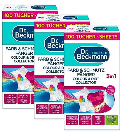 Dr. Beckmann Farb & Schmutzfänger Advanced | langanhaltender Farbschutz | mit Mikrofaser und Farbfangmolekülen für Farbbrillanz | 300 Tücher