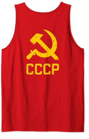 Marteau et faucille Russie soviétique Communisme URSS CCCP Débardeur