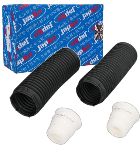 JAPKO Staubschutzsatz Stoßdämpfer Vorne Service Kit für FORD Focus II Schrägheck (DA, HCP, DP) Focus II Kombi (DA, FFS, DS) Focus C-Max (DM2) C-MAX (DM2) FOCUS II Cabriolet Focus II Limousine