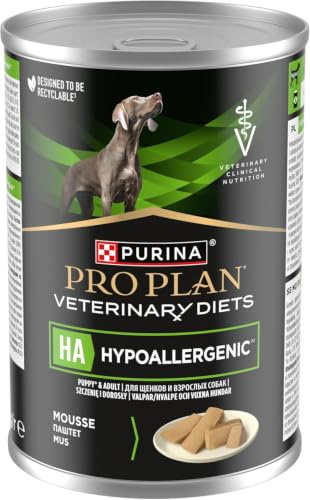 PRO PLAN VET Pro Plan Veterinary Diets Canine Ha Cibo per Cani Ipoallergenico 400 G (Confezione da 6)