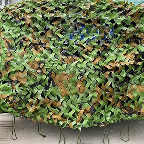 YHBZ Sonnenschutz-Tarnung Netting,Dschungel-Tarnnetz,Beschattungsnetz,Leichte Tarp-Mesh-Plane,Jagd-Jalousien-Netz,für Autoabdeckung,Dekoration,Innenhöfe,4x8m(13 * 26ft)