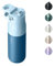 LARQ Bottle Swig Top 680ml - Botella de boca ancha de acero inoxidable con aislado al vacío | Mantiene el agua fría | Botella de agua reutilizable para deportes, gimnasio y viajes | Amalfi Blue