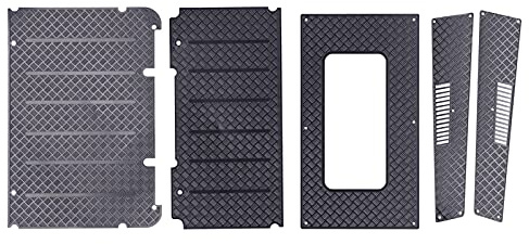 Portaequipajes, Modelo RC Placa Antideslizante de Metal Decoraciones de Autos RC Portaequipajes RC Accesorios para automóviles RC para portaequipajes 82056-4 1/10 RC